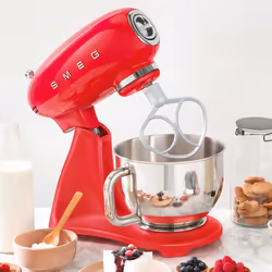 Smeg Impastatrice Full Color 50's Style – Rosso LUCIDO – SMF03RDEU - Vista aggiuntiva 5
