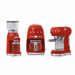 Smeg Macchina da Caffè Filtro 50's Style – Rosso LUCIDO – DCF02RDEU - Vista aggiuntiva 5