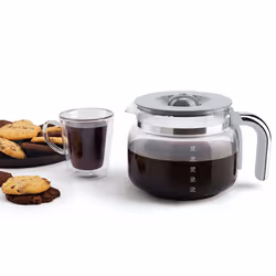 Smeg Macchina da Caffè Filtro 50's Style – Nero LUCIDO – DCF02BLEU - Vista aggiuntiva 5