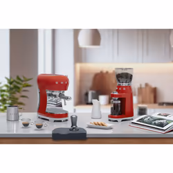 Smeg Macinacaffè 50's Style – Rosso LUCIDO – CGF01RDEU - Vista aggiuntiva 7