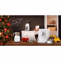 Smeg Macinacaffè 50's Style – Bianco LUCIDO – CGF01WHEU - Vista aggiuntiva 7