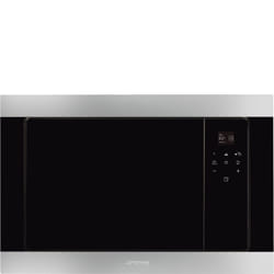 Smeg Classica FMI320X2 Forno a microonde con grill da incasso 21 L 850 W Nero, Acciaio inox