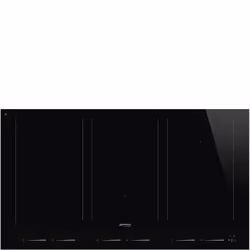 Smeg Linea SIM1963D, Nero, Da incasso, 90 cm, Piano cottura a induzione, Vetro, 6 Fornello(i)