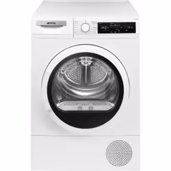 Smeg DT182IT, Libera installazione, Caricamento frontale, Pompa di calore, Bianco, Pulsanti, Manopola, Destra