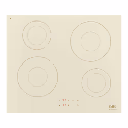 Smeg Universal SI2641DP piano cottura Crema Da incasso 60 cm Piano cottura a induzione 4 Fornello(i)