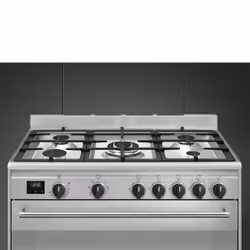 Smeg Master BG91X2 cucina Elettrico Gas Acciaio inox - Vista aggiuntiva 5