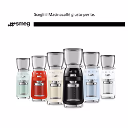 Smeg Macinacaffè 50's Style – Nero LUCIDO – CGF11BLEU - Vista aggiuntiva 6