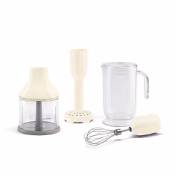 Smeg Accessori HBAC11CR, Set di attacchi, Acciaio inox, 0,5 L, Acciaio inox, A forma di S, Crema, Trasparente