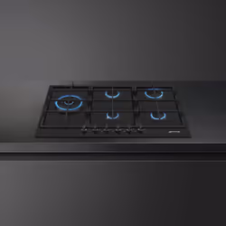 Smeg Classic Classica Piano di cottura PX375LMB Nero Opaco - Vista aggiuntiva 4