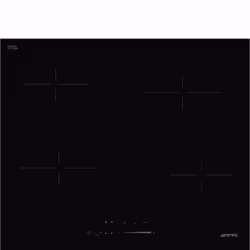 Smeg Universal SE464TD, Nero, Da incasso, 60 cm, Ceramica, Vetro-ceramica, 4 Fornello(i)