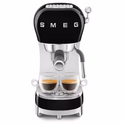 Smeg Macchina da Caffè Espresso Manuale 50's Style – Nero LUCIDO – ECF02BLEU - Vista aggiuntiva 7
