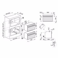 Smeg Linea Forno SO4102M1B3 Nero - Vista aggiuntiva 3