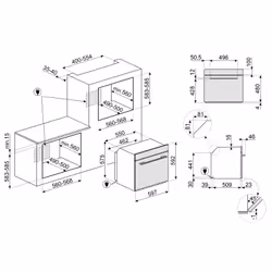 Smeg Linea Forno SO6102M2B3 Nero - Vista aggiuntiva 4