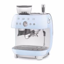 Smeg Macchina da Caffè Espresso Manuale con macinacaffè integrato 50's Style – Azzurro LUCIDO – EGF03PBEU - Vista aggiuntiva 4