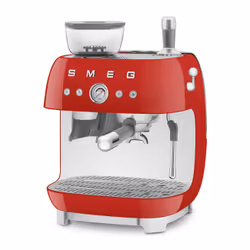 Smeg Macchina da Caffè Espresso Manuale con macinacaffè integrato 50's Style – Rosso LUCIDO – EGF03RDEU - Vista aggiuntiva 4