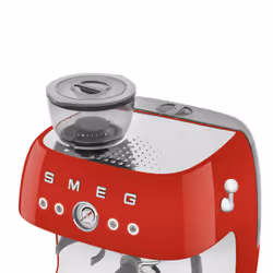 Smeg Macchina da Caffè Espresso Manuale con macinacaffè integrato 50's Style – Rosso LUCIDO – EGF03RDEU - Vista aggiuntiva 7