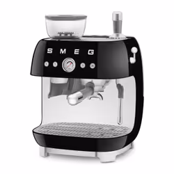 Smeg Macchina da Caffè Espresso Manuale con macinacaffè integrato 50's Style – Nero LUCIDO – EGF03BLEU - Vista aggiuntiva 4