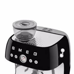 Smeg Macchina da Caffè Espresso Manuale con macinacaffè integrato 50's Style – Nero LUCIDO – EGF03BLEU - Vista aggiuntiva 7