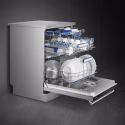 Smeg LVS345BQSTX Lavastoviglie libera installazione 60 cm 14 coperti classe B 44 dB Acciaio inox - Vista aggiuntiva 2