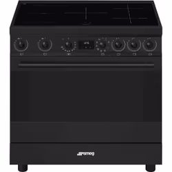 Smeg Concert Classica Cucina C9IMN2 Nero, Cucina, Nero, Manopola, Touch, Matte Black, Nero, Acciaio inox