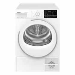 Smeg DN03SE, Libera installazione, Caricamento frontale, Pompa di calore, Bianco, Manopola, Touch, Destra
