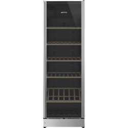 Smeg SCV115G cantina vino Cantinetta vino con compressore Libera installazione Nero 197 bottiglia/bottiglie