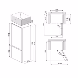 Smeg FC48XNE frigorifero con congelatore Libera installazione 481 L E Acciaio inox - Vista aggiuntiva 8