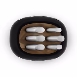 Smeg Ceppo con coltelli 50's Style - Nero LUCIDO - KBSF02BL - Vista aggiuntiva 6