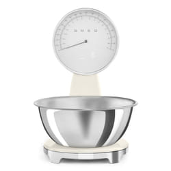 Smeg KSF01CRWW bilancia da cucina Cromo, Crema Superficie piana Bilancia da cucina elettronica