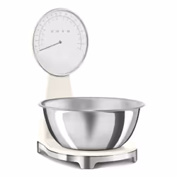 Smeg KSF01CRWW bilancia da cucina Cromo, Crema Superficie piana Bilancia da cucina elettronica - Vista aggiuntiva 6