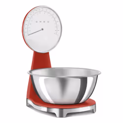 Smeg KSF01RDWW bilancia da cucina Cromo, Rosso Superficie piana Bilancia da cucina elettronica - Vista aggiuntiva 4
