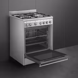 Smeg Concert CX60GMX cucina Elettrico Gas Acciaio inox - Vista aggiuntiva 7