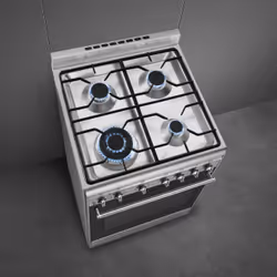 Smeg Concert CX60GMX cucina Elettrico Gas Acciaio inox - Vista aggiuntiva 8