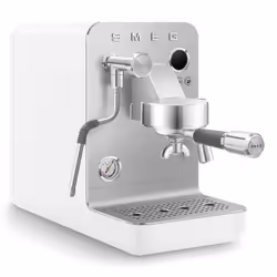 Smeg Macchina da caffè espresso Minipro Linea Collezione - Bianco Opaco - EMC02WHMEU - Vista aggiuntiva 4