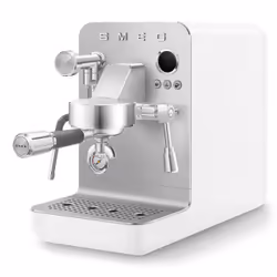 Smeg Macchina da caffè espresso Minipro Linea Collezione - Bianco Opaco - EMC02WHMEU - Vista aggiuntiva 5