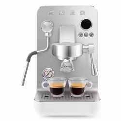 Smeg Macchina da caffè espresso Minipro Linea Collezione - Bianco Opaco - EMC02WHMEU - Vista aggiuntiva 6