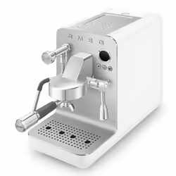 Smeg Macchina da caffè espresso Minipro Linea Collezione - Bianco Opaco - EMC02WHMEU - Vista aggiuntiva 7