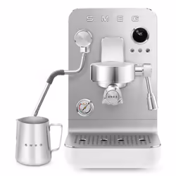 Smeg Macchina da caffè espresso Minipro Linea Collezione - Bianco Opaco - EMC02WHMEU - Vista aggiuntiva 8