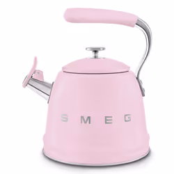 Smeg Bollitore con fischio 50's Style - Rosa LUCIDO - WKF01PK, 2,3 L, Rosa, Rosa, Acciaio inox, Acciaio inox, Incernierato