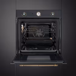 Smeg Classic SFP67C1TAO forno 65 L Antracite - Vista aggiuntiva 2
