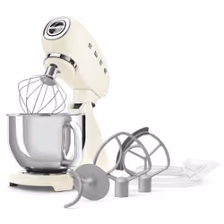 Smeg SMF05CREU sbattitore Sbattitore con base 1000 W Crema - Vista aggiuntiva 6