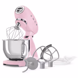 Smeg SMF05PKEU sbattitore Sbattitore con base 1000 W Rosa - Vista aggiuntiva 7
