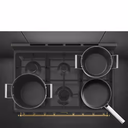 Smeg Coloniale CO96GMA9 Cucina freestanding A Elettrico Gas Antracite - Vista aggiuntiva 5