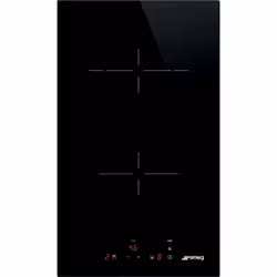Smeg Universal SE232TD2 piano cottura Nero Da incasso 30 cm Ceramica 2 Fornello(i) - Vista aggiuntiva 2