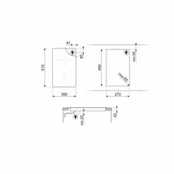 Smeg Universal SE232TD2 piano cottura Nero Da incasso 30 cm Ceramica 2 Fornello(i) - Vista aggiuntiva 3