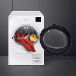 Smeg DRC08EE asciugatrice Libera installazione Caricamento frontale 8 kg Bianco - Vista aggiuntiva 2