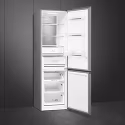 Smeg MC21XDNMA Frigorifero con congelatore in basso 378 L Argento classe A No Frost - Vista aggiuntiva 3