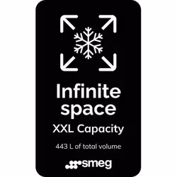Smeg MBV45XDNMC Frigorifero con congelatore in basso 443 L Acciaio inox classe C No Frost - Vista aggiuntiva 8