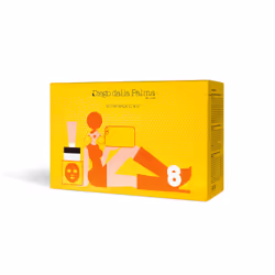 Diego dalla Palma Kit Vitamina C Crema Illuminante Anti Rughe 24 Ore Full Size 50ml + Maschera Illuminante Energizzante Full Size + Crema Detergente Struccante Special Size 50ml + 1 Pz + Yellow Pillow-beauty Case 19,5 X 6,5 X15 Cm - Vista aggiuntiva 2