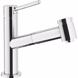 Descrizione Corpo girevole Doccetta a 2 getti estraibile Flessibili inox diametro 3/8”